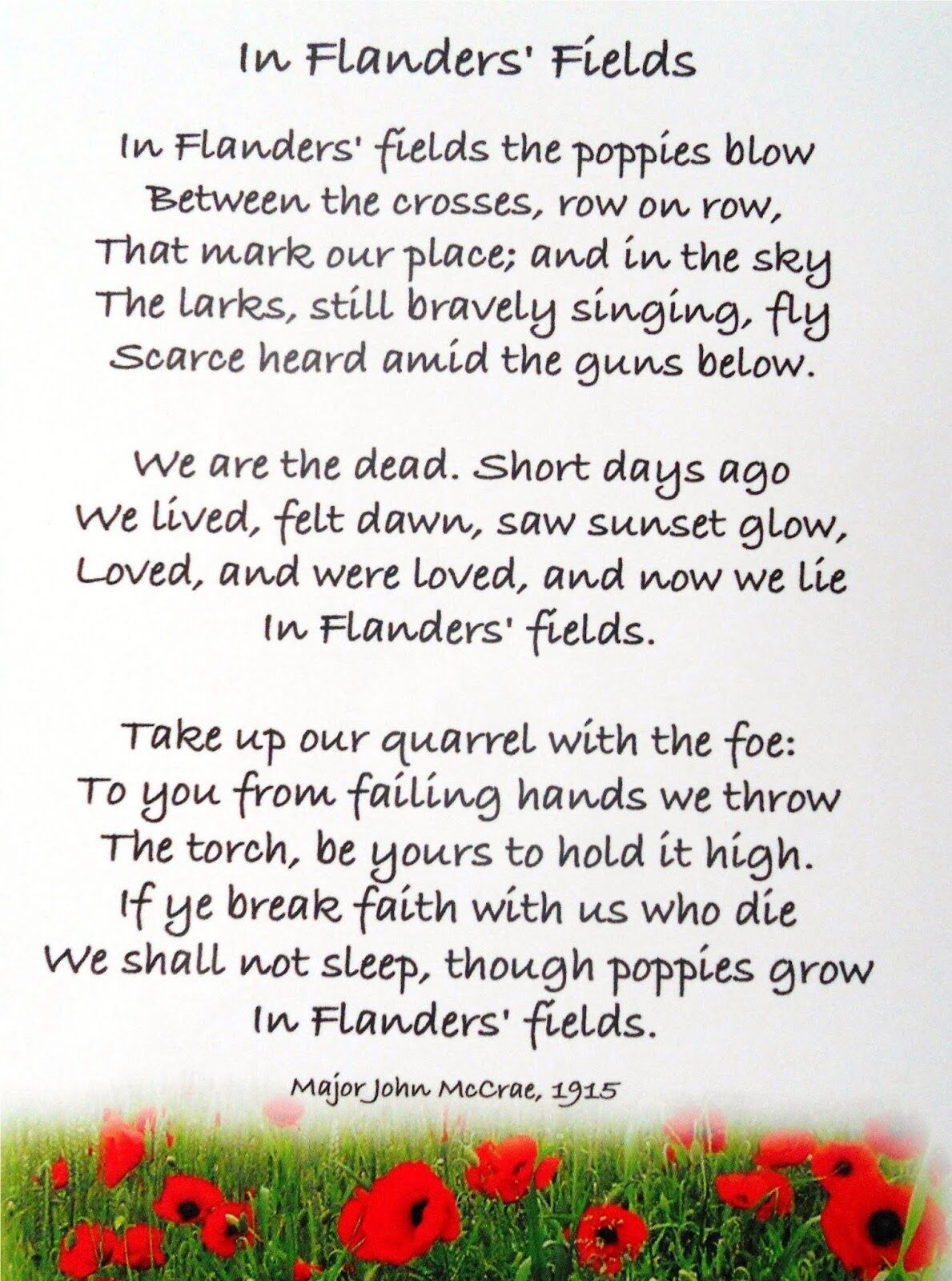 2020 Veterans Day Poem